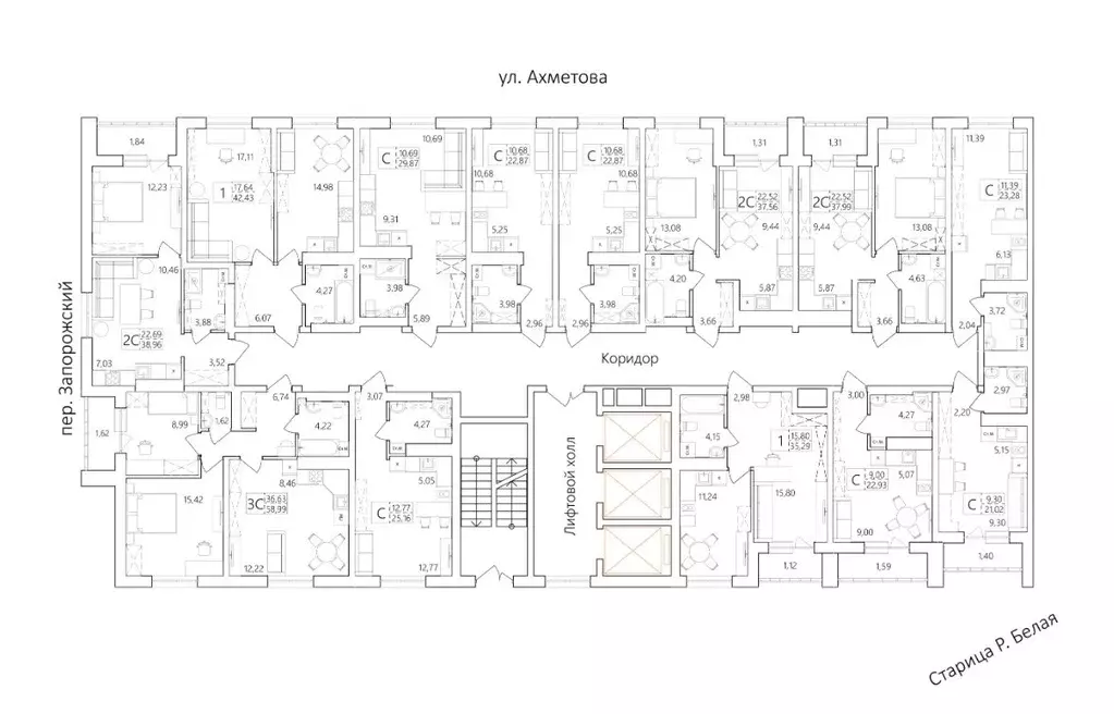 Студия Башкортостан, Уфа ул. Пожарского, 237 (21.02 м) - Фото 2