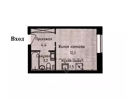 Студия Московская область, Мытищи бул. Тенистый, 3 (22.6 м) - Фото 1