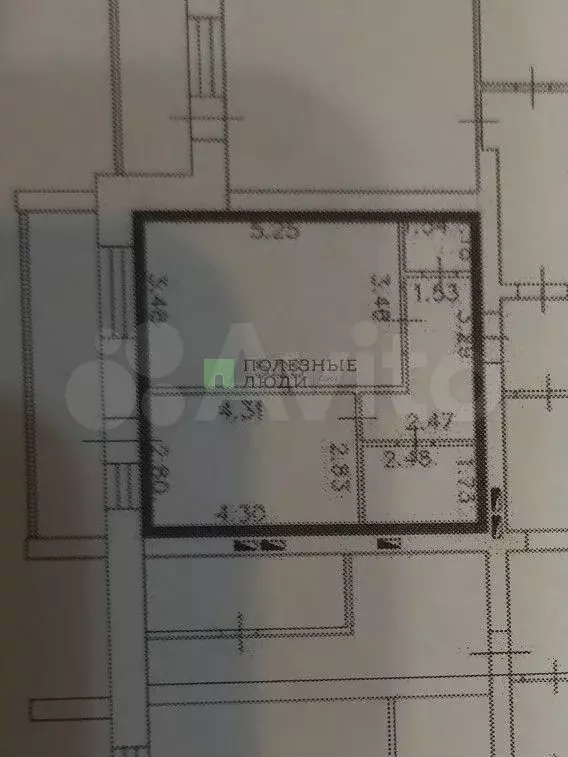1-к. квартира, 42,4 м, 1/9 эт. - Фото 0