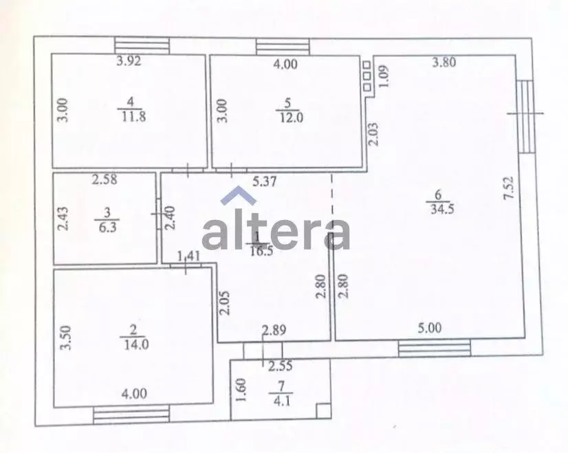 Дом в Татарстан, Высокогорское с/пос, д. Эстачи, Эстачи кп ул. Тезуче ... - Фото 2
