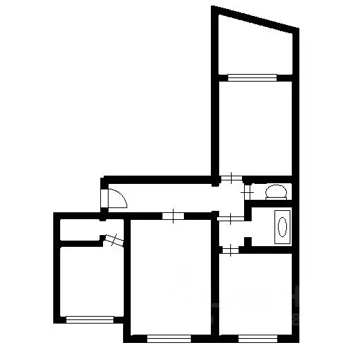 3-к кв. Новосибирская область, Новосибирск ул. Курчатова, 7/3 (62.9 м) - Фото 2