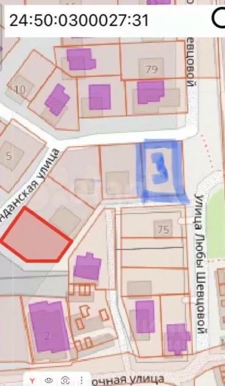 Участок в Красноярский край, Красноярск Кабульская ул. (8.32 сот.) - Фото 2