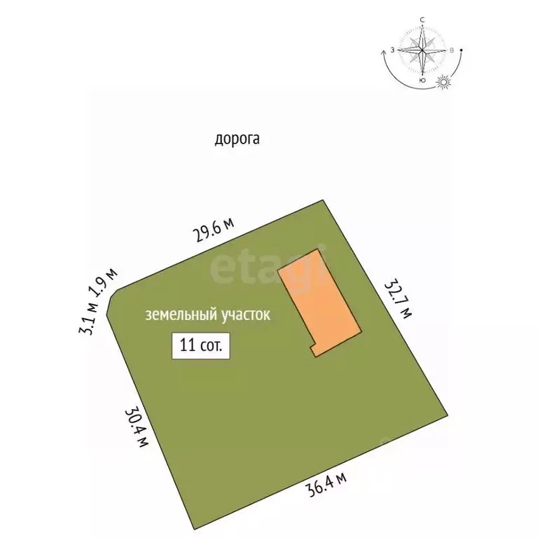 Участок в Московская область, Одинцовский городской округ, д. Митькино ... - Фото 1