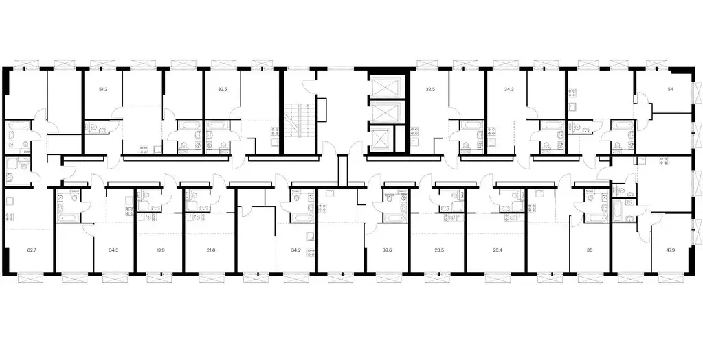 Студия Москва Кольская 8 жилой комплекс, 2.1 (19.9 м) - Фото 1