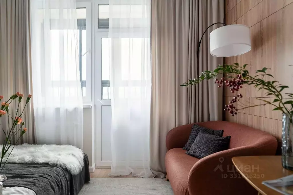Студия Москва ул. Братьев Гранат, 8 (22.0 м) - Фото 2