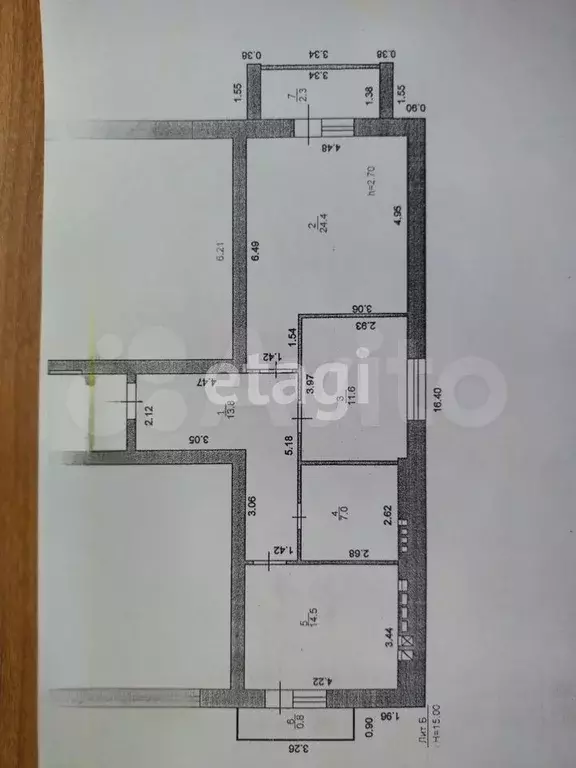 2-к. квартира, 76 м, 4/5 эт. - Фото 0
