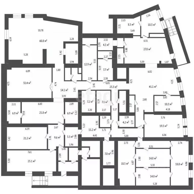 Офис в Тюменская область, Тюмень ул. Республики, 14/4 (509 м) - Фото 2
