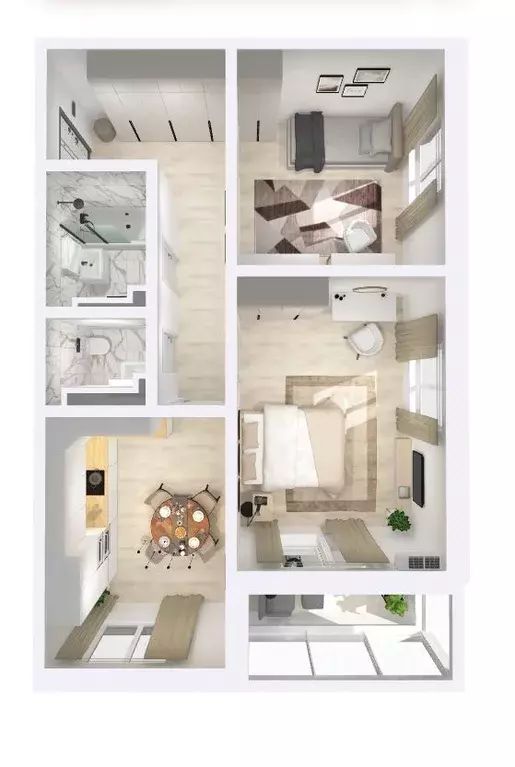 2-к кв. Карелия, Петрозаводск Перевалка-2 тер., Университетский ... - Фото 0