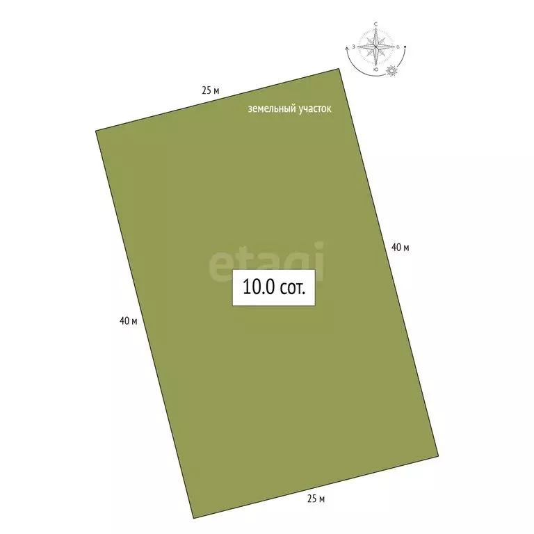 Участок в Майминский район, Соузгинское сельское поселение, посёлок ... - Фото 1