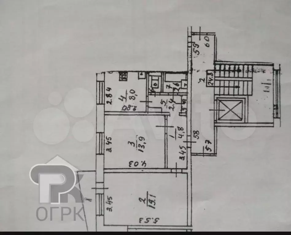 2-к. квартира, 52,1 м, 7/9 эт. - Фото 0