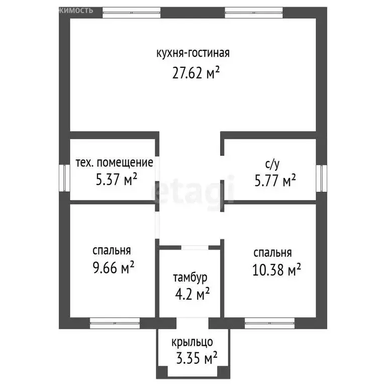 Дом в село Гремячье, Садовая улица (80 м) - Фото 1