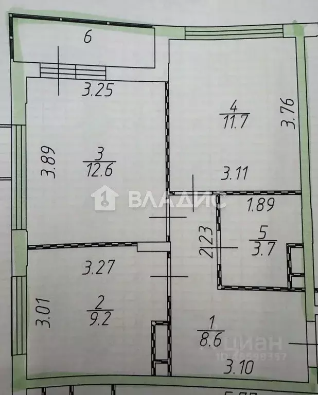 2-к кв. Москва бул. Скандинавский, 1к2 (47.1 м) - Фото 2
