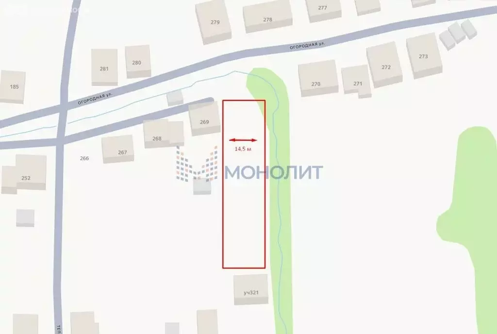 Участок в Никульское, Огородная улица (11 м) - Фото 0