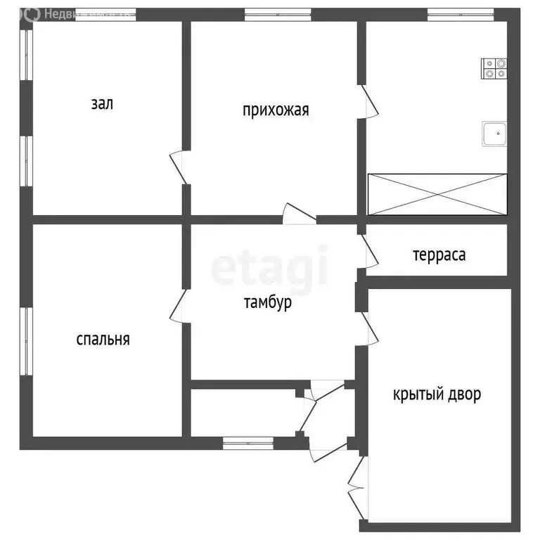 Дом в округ Муром, село Борисово, Овражная улица (51 м) - Фото 0