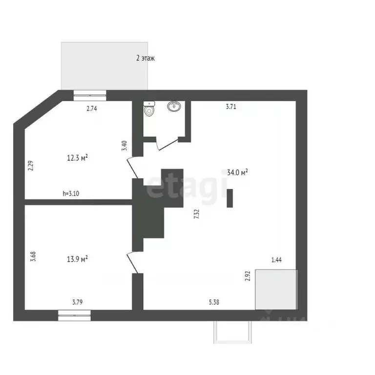 Дом в Ханты-Мансийский АО, Сургут Виктория садовое товарищество, ул. ... - Фото 2