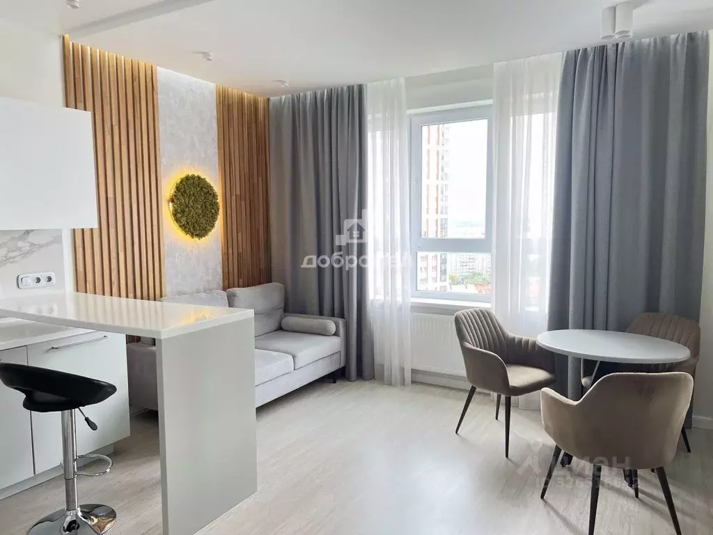 1-к кв. Свердловская область, Екатеринбург ул. Московская, 192 (45.0 ... - Фото 1