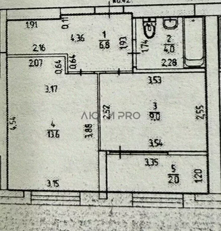 2-к кв. Башкортостан, Уфа ул. Менделеева, 156/6 (36.5 м) - Фото 2