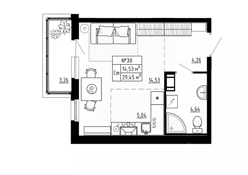 Студия Ленинградская область, Ломоносовский район, Аннинское городское ... - Фото 1