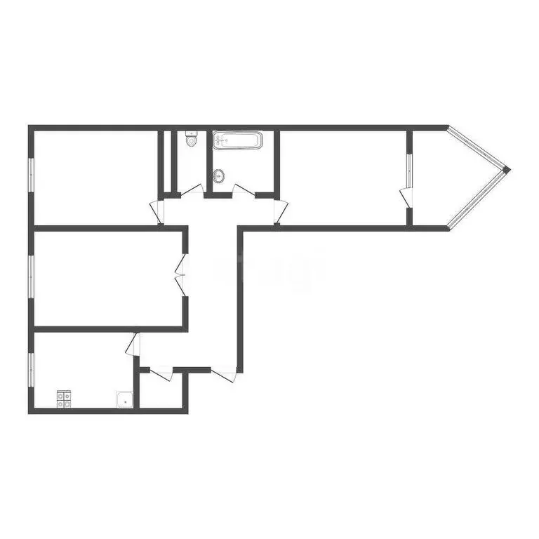 3-комнатная квартира: Тула, улица Плеханова, 132к2 (66 м) - Фото 0