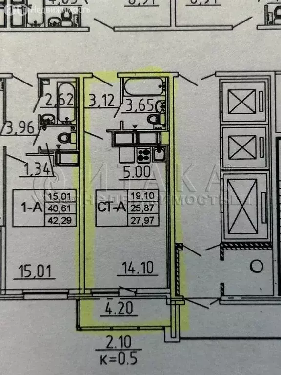 Квартира-студия: Мурино, улица Шувалова, 32 (25.7 м) - Фото 0