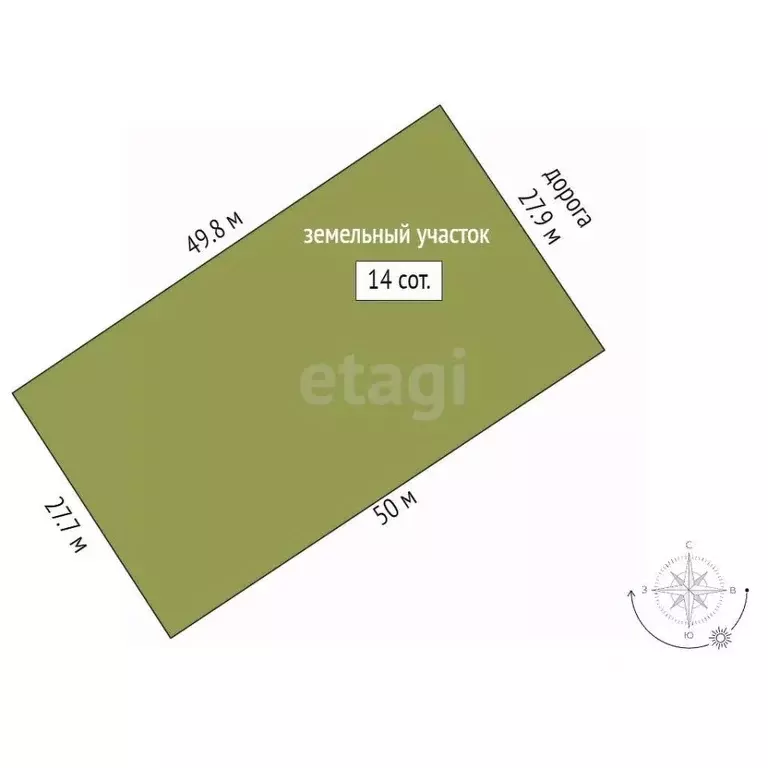 Участок в Мордовия, Саранск городской округ, пос. Пушкино  (14.0 сот.) - Фото 2