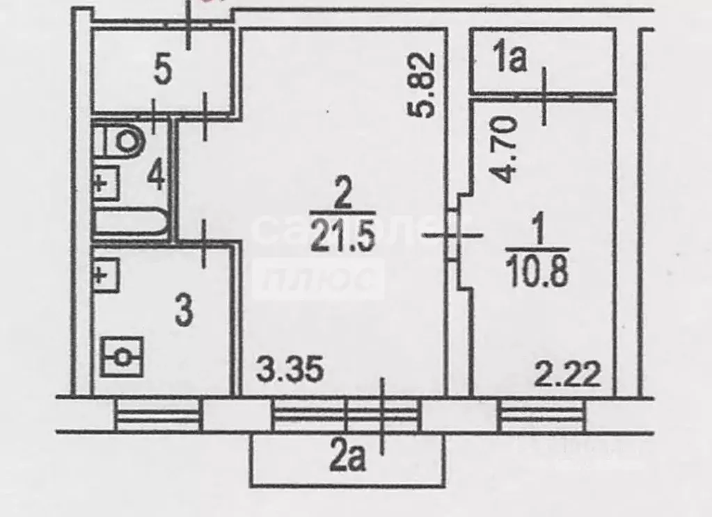 2-к кв. Москва Ломоносовский просп., 3К2 (45.2 м) - Фото 2