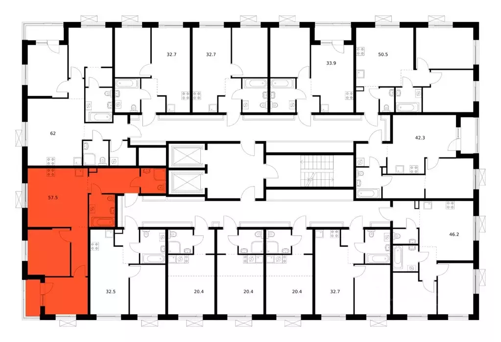 2-к кв. Сахалинская область, Южно-Сахалинск Уюн Парк жилой комплекс, ... - Фото 2