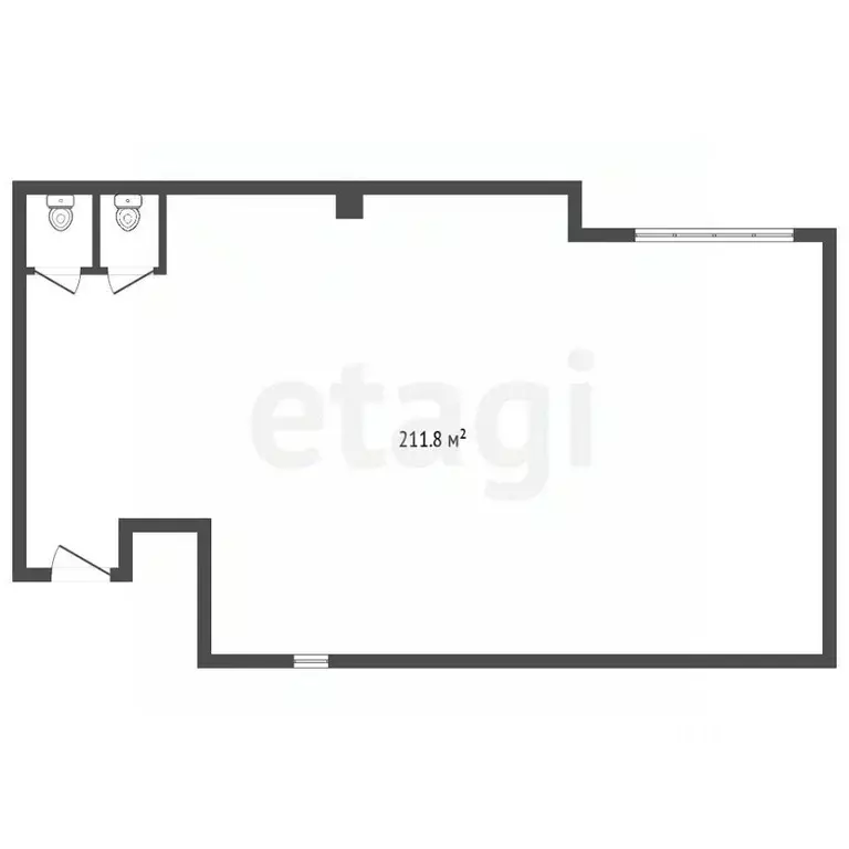 Помещение свободного назначения в Москва Новослободская ул., 20 (212 ... - Фото 2