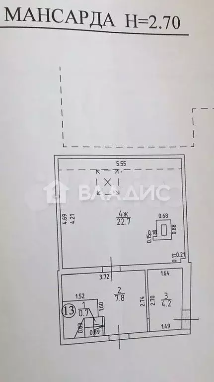 3-к. квартира, 94 м, 5/5 эт. - Фото 1