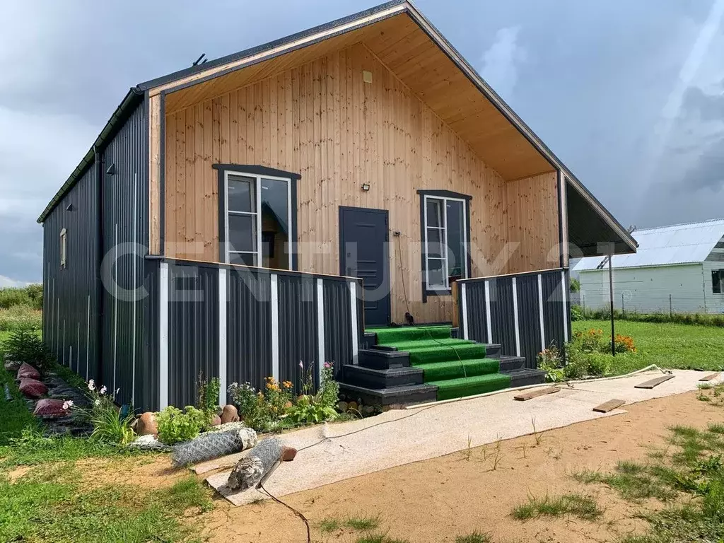 Дом в Калужская область, Боровский район, Совьяки с/пос, д. Ильино 15 ... - Фото 1