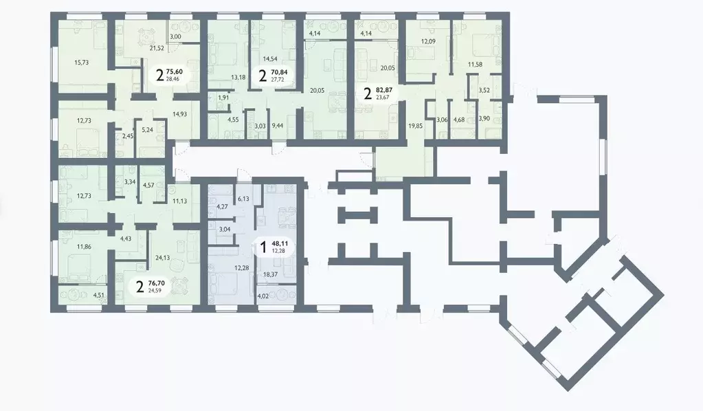 2-к кв. Брянская область, Брянский район, пос. Мичуринский, ... - Фото 2