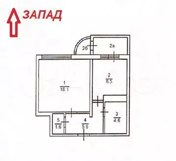 1-к. квартира, 38,4 м, 16/17 эт. - Фото 0