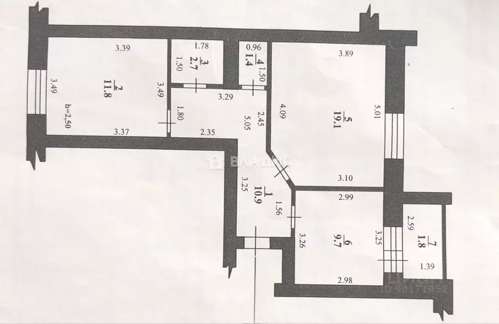 2-к кв. Башкортостан, Стерлитамак ул. Строителей, 8 (55.6 м) - Фото 2