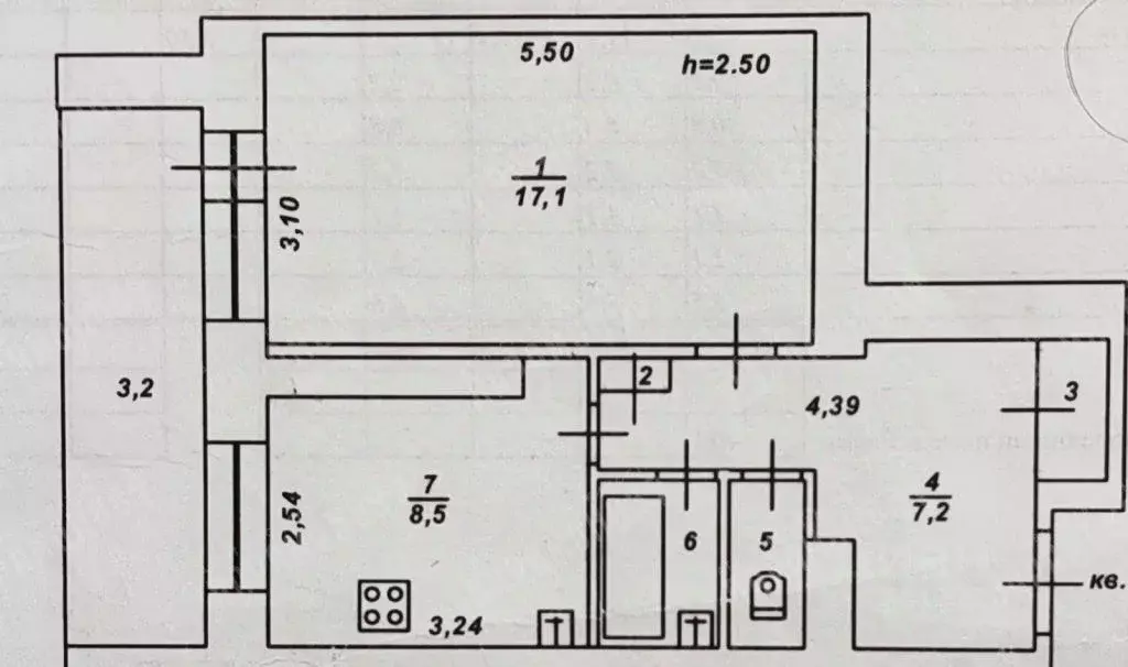 1-к кв. Тверская область, Тверь ул. Громова, 6 (40.2 м) - Фото 1