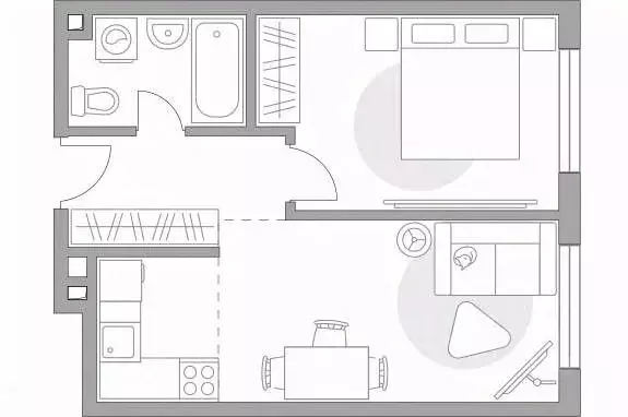 2-к кв. Москва Каширское ш., 1К2С5 (42.9 м) - Фото 1