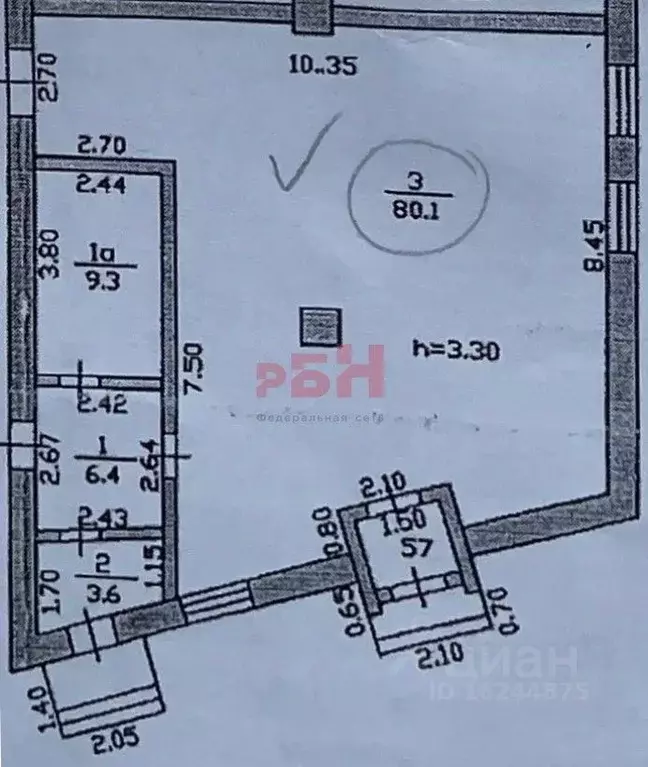 Торговая площадь в Орловская область, Орел ул. 2-я Курская, 3 (99 м) - Фото 1