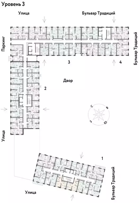 2-к кв. Тюменская область, Тюмень ул. Андрея Кореневского, 1к2 (33.02 ... - Фото 2