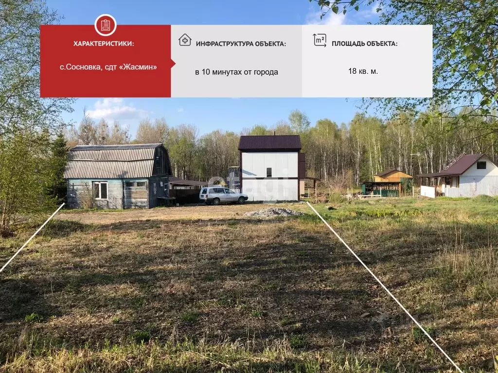 Дом в Хабаровский край, Хабаровский район, Жасмин СНТ  (24 м) - Фото 1