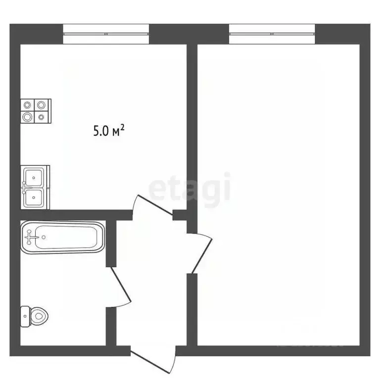 Студия Ярославская область, Ярославль Рыбинская ул., 49а (21.3 м) - Фото 1