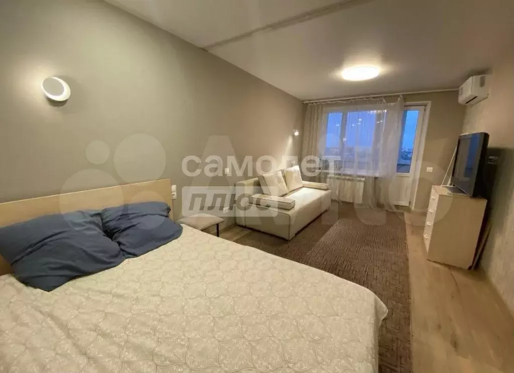 1-к. квартира, 37 м, 9/9 эт. - Фото 1