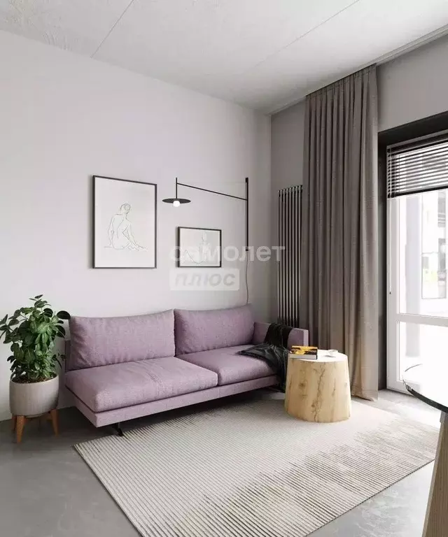 Студия Иркутская область, Иркутск ул. Красных Мадьяр, 14/2 (35.5 м) - Фото 1