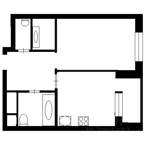 1-к кв. Москва Дмитровское ш., 107к2 (43.0 м) - Фото 2