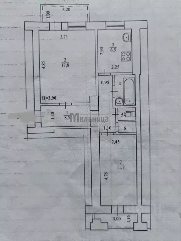 2-к кв. Волгоградская область, Волгоград просп. Имени В.И. Ленина, 127 ... - Фото 1
