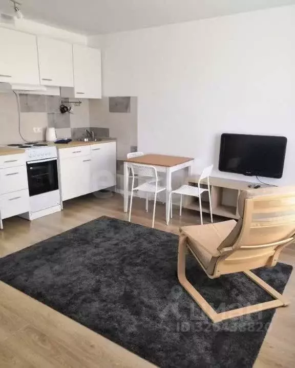 Студия Тюменская область, Тюмень Полевая ул., 117к2 (22.0 м) - Фото 1