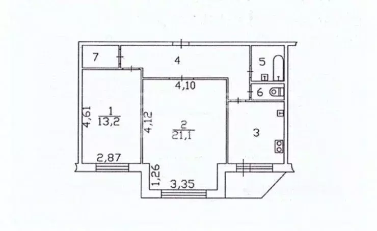 2-к кв. Ханты-Мансийский АО, Сургут ул. Лермонтова, 6/3 (59.4 м) - Фото 1
