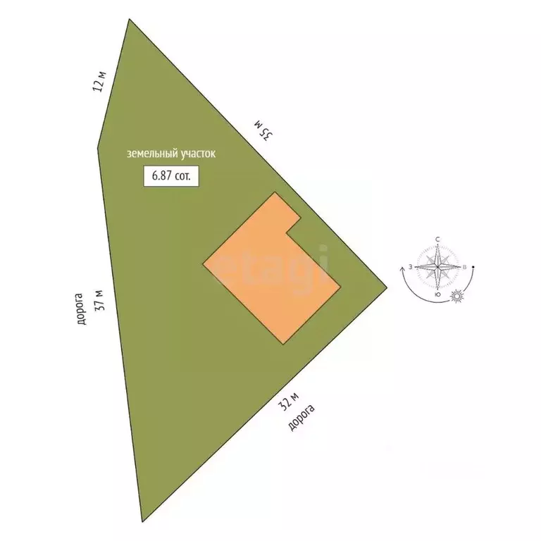 Дом в Ростовская область, Кагальницкий район, Кировское с/пос, Надежда ... - Фото 2