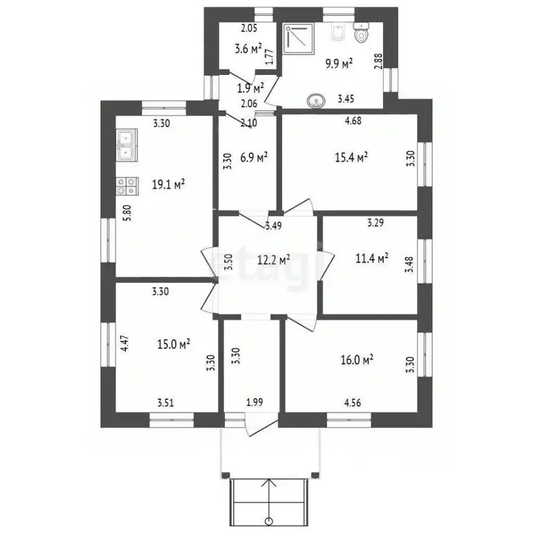 Дом в Ставропольский край, Предгорный муниципальный округ, пос. ... - Фото 2