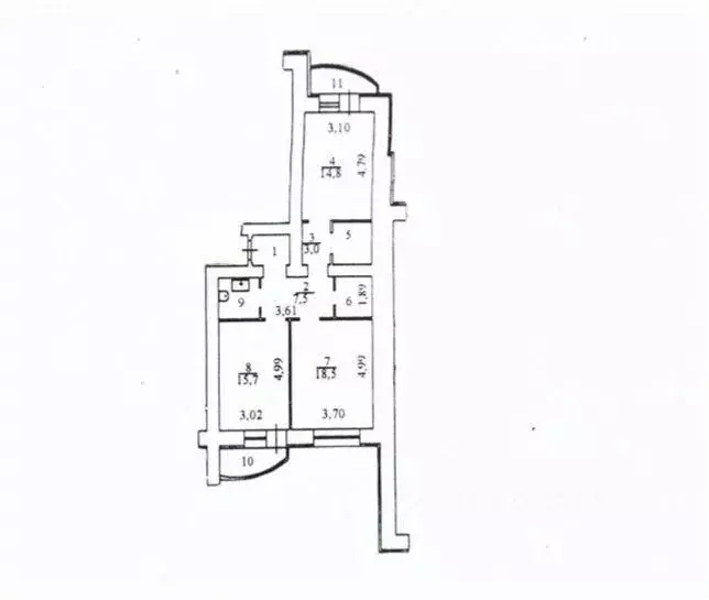 2-к кв. Московская область, Люберцы ул. 8 Марта, 43к2 (71.9 м) - Фото 1