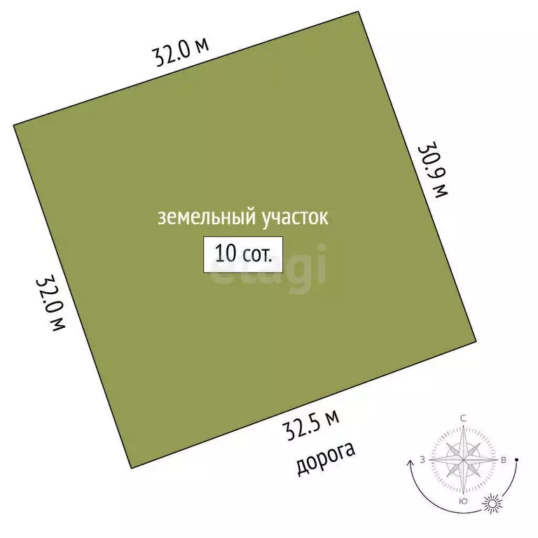 Участок в Богандинский, улица Филипповичи (10 м) - Фото 1