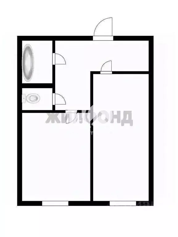1-к кв. Новосибирская область, Новосибирск ул. В. Высоцкого, 54/1 ... - Фото 2